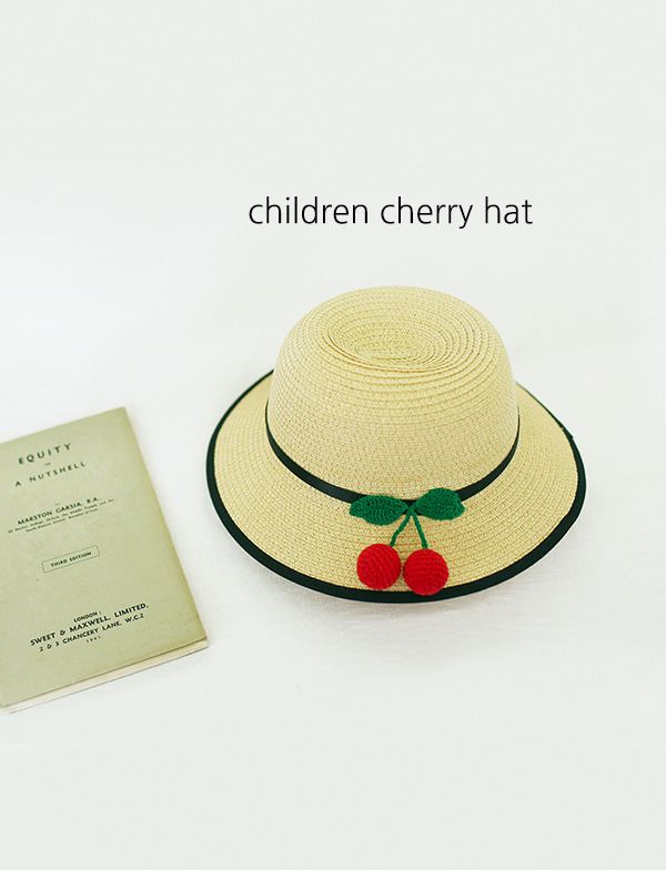 Children cherry hat 체리 모자