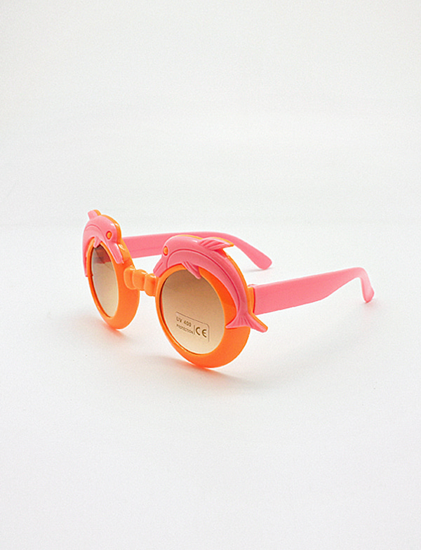 Dolphin sun glasses 돌고래 색안경(핑크, 오렌지)