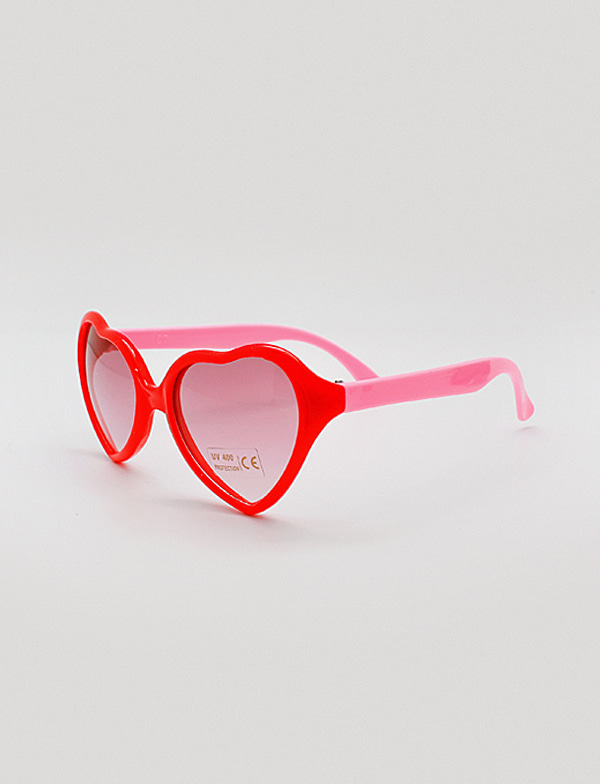 Heart sun glasses 하트 색안경(레드)